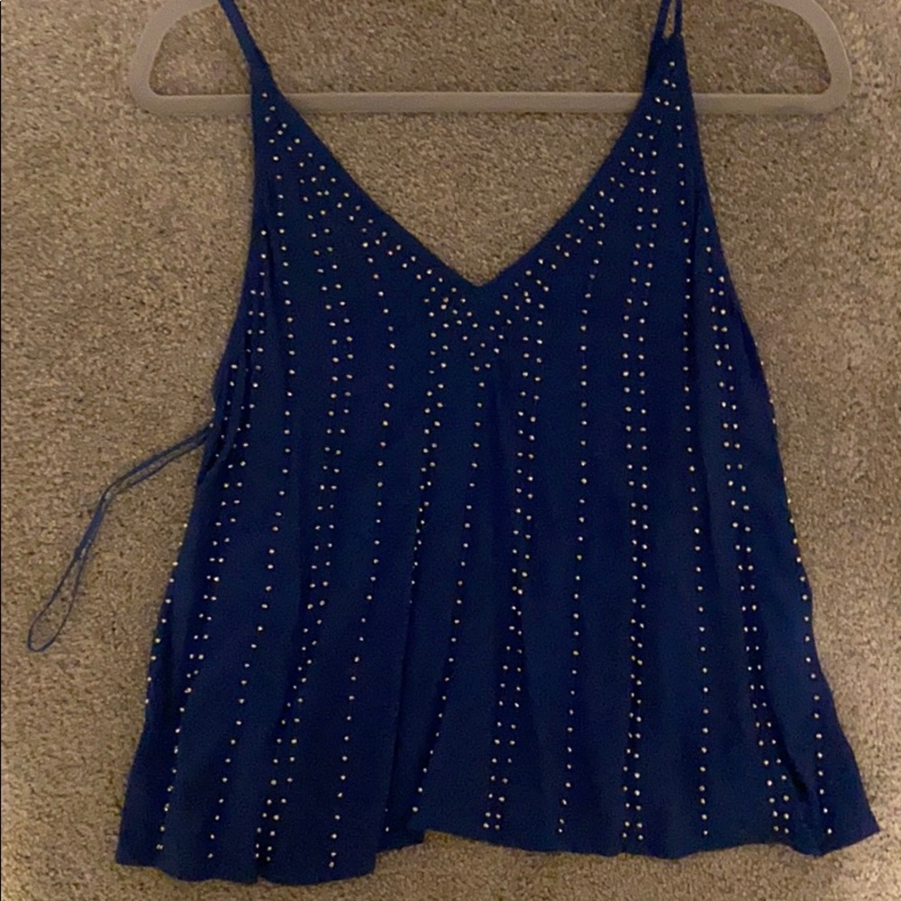 Rinestoned Free people shirt